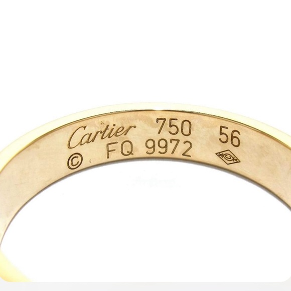 Authentic NEW Cartier limited edition Happy birthday rose gold ring size 56 - Picture 10 of 10